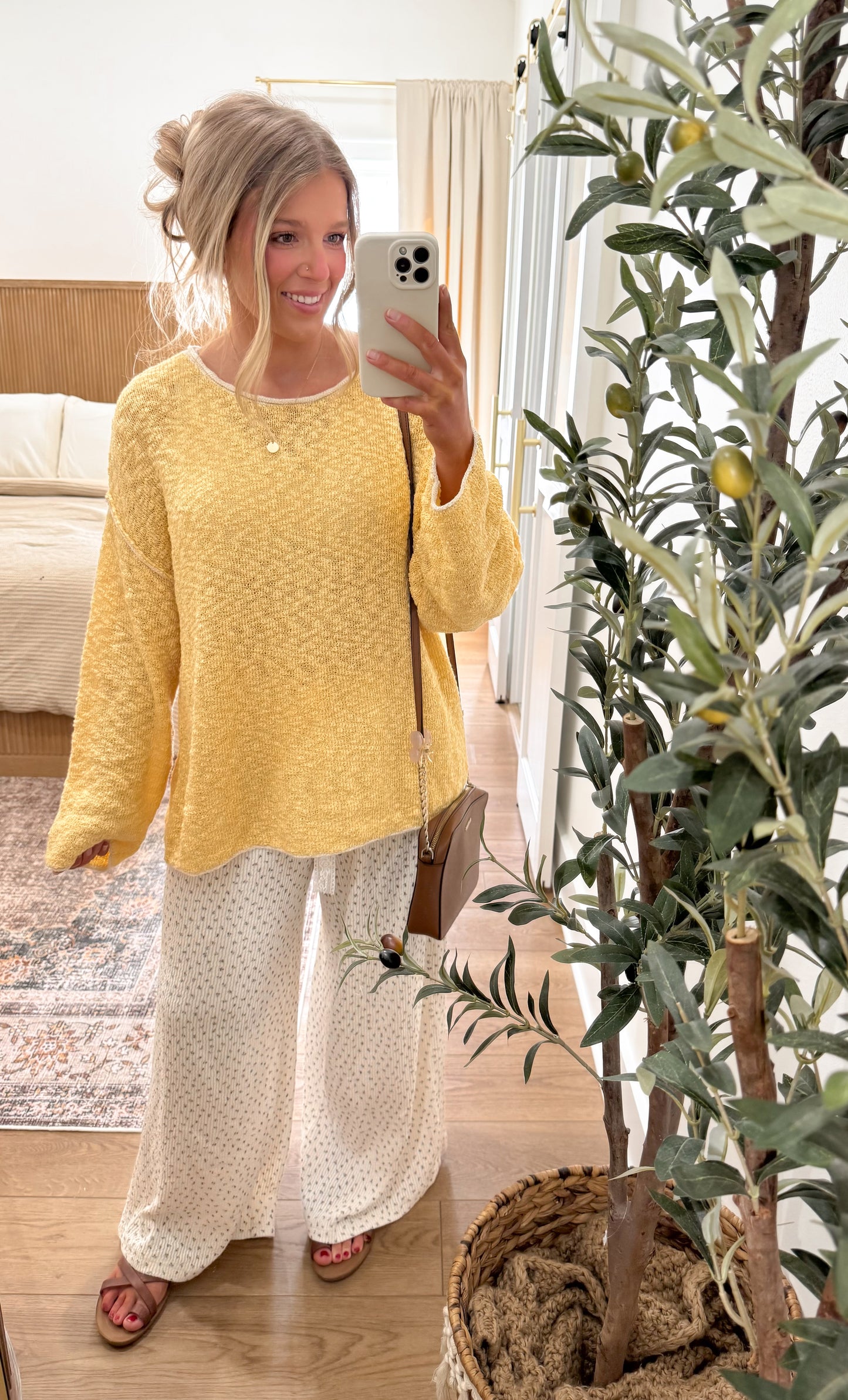 Sunshine Knit Sweater - Yellow