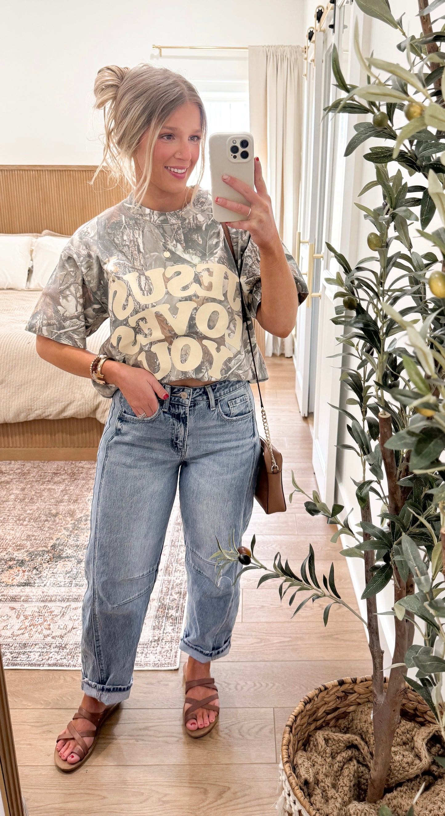 Jesus Loves You Tee - Camo