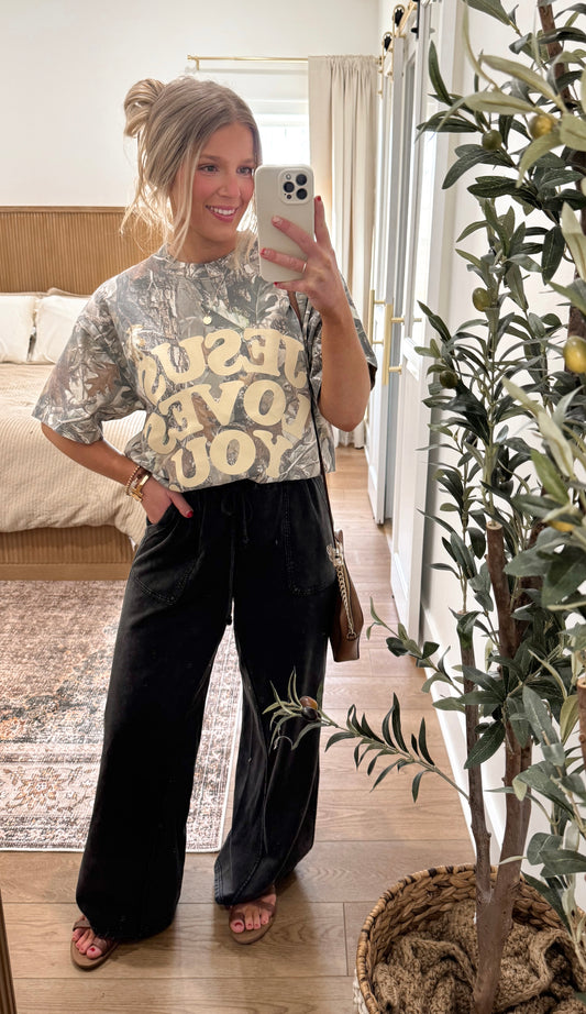 Jesus Loves You Tee - Camo