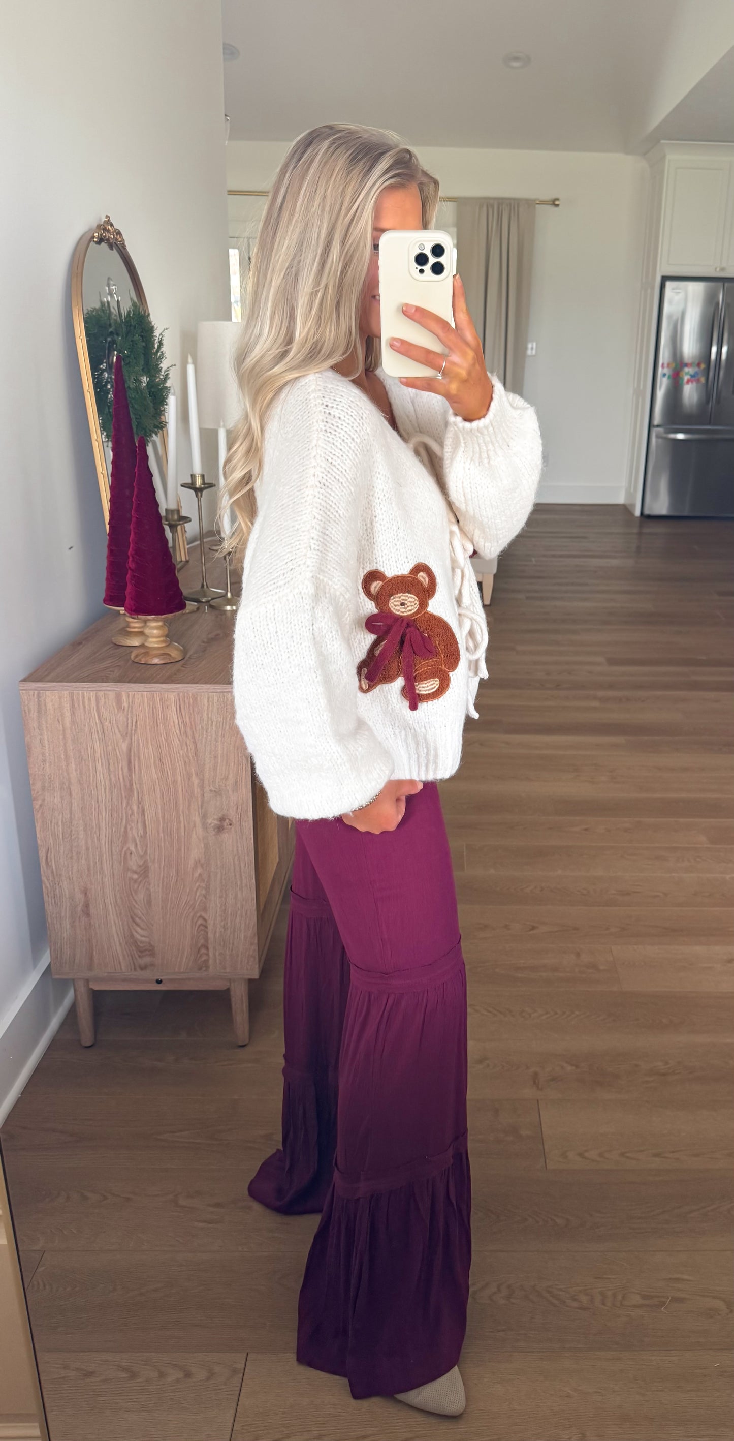 Teddy Cardigan - Ecru