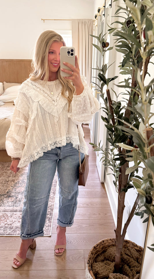 Whimsical Lace Top