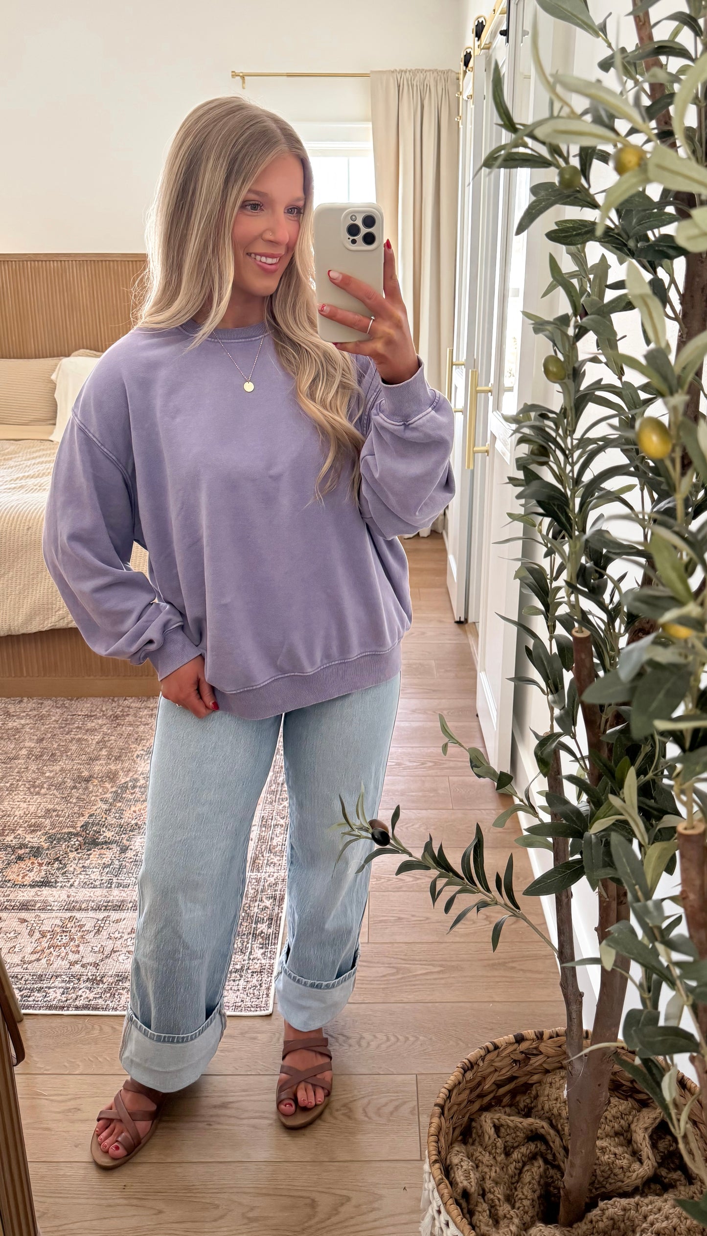 Everyday Crewneck - Purple