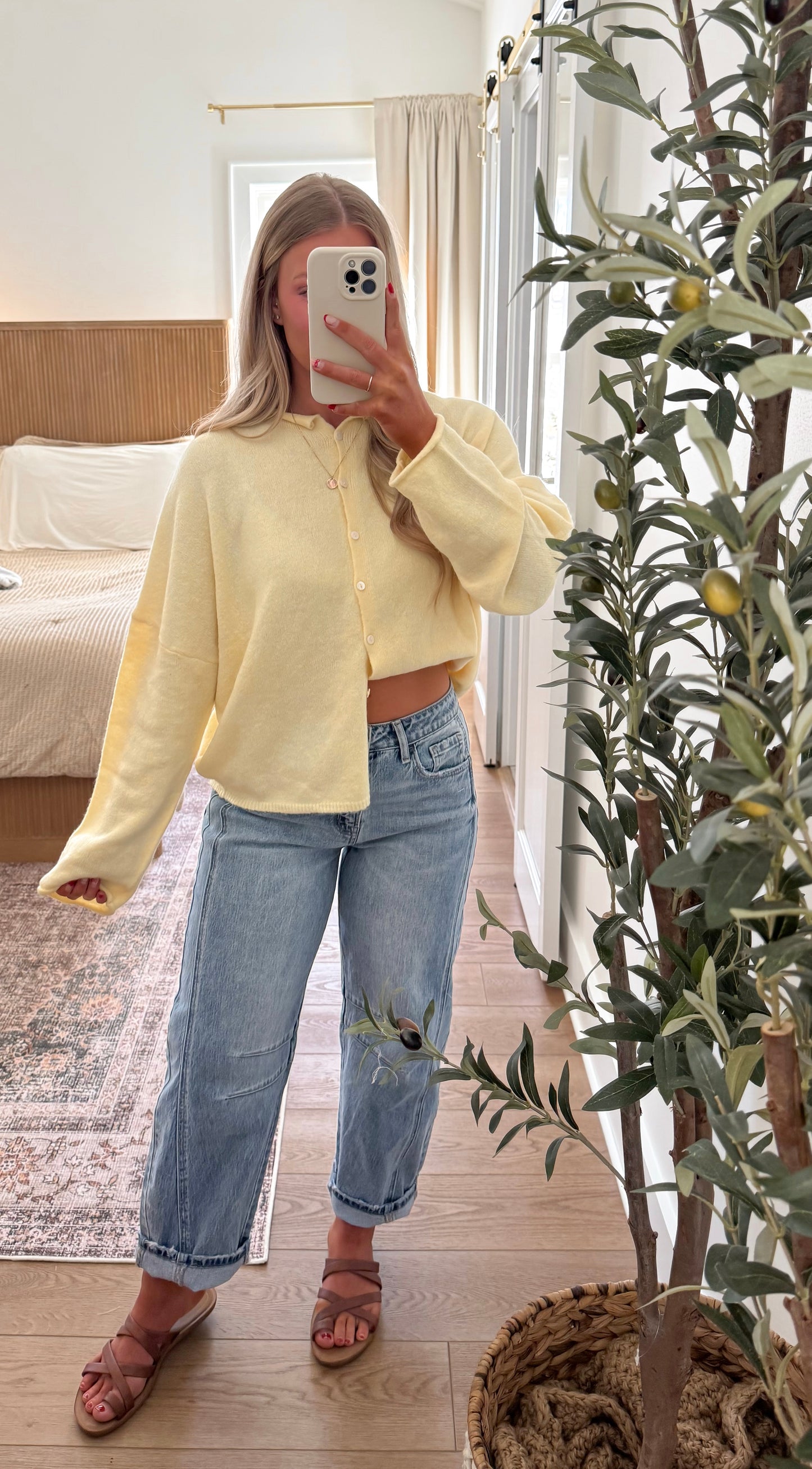 Bella Cardigan - Yellow