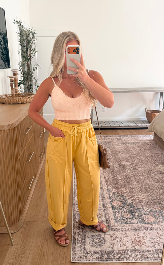 Marigold Barrel Pants