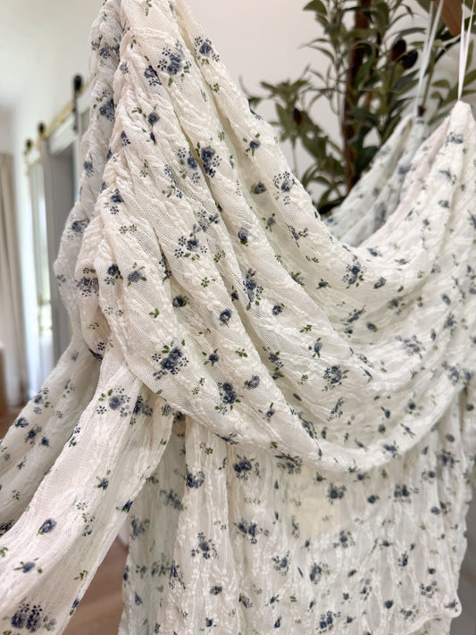 Charming Floral Mesh Bodysuit