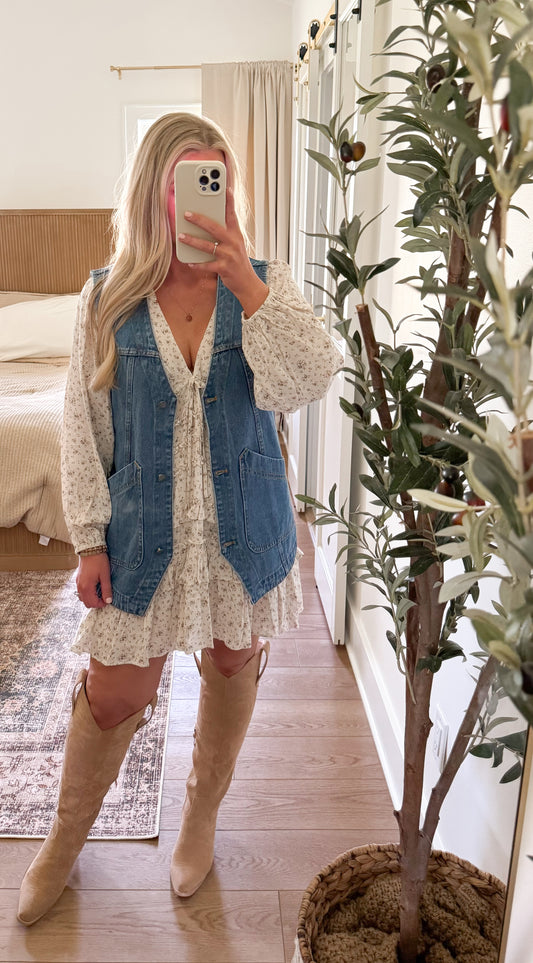Cowgirl Casanova Denim Vest