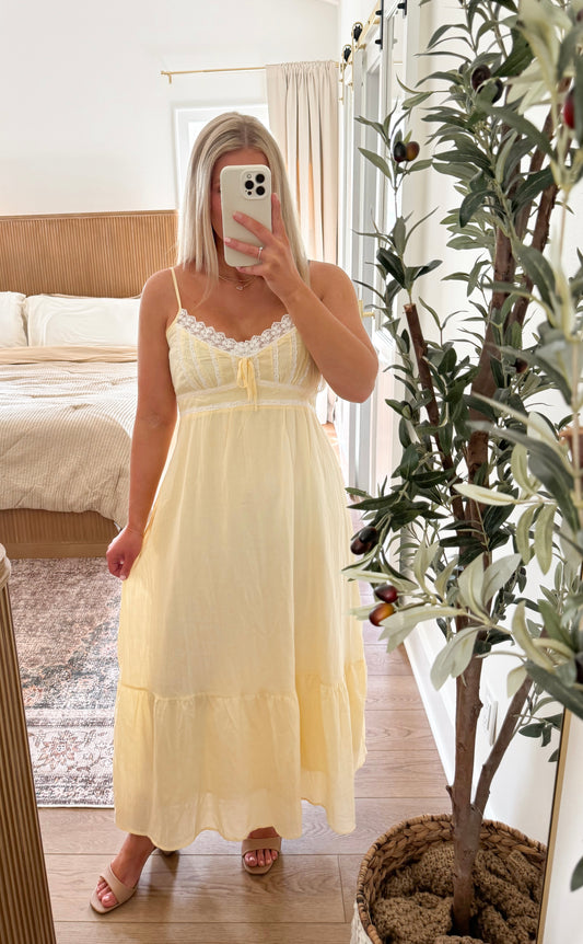 Sunshine Dress - Lemon