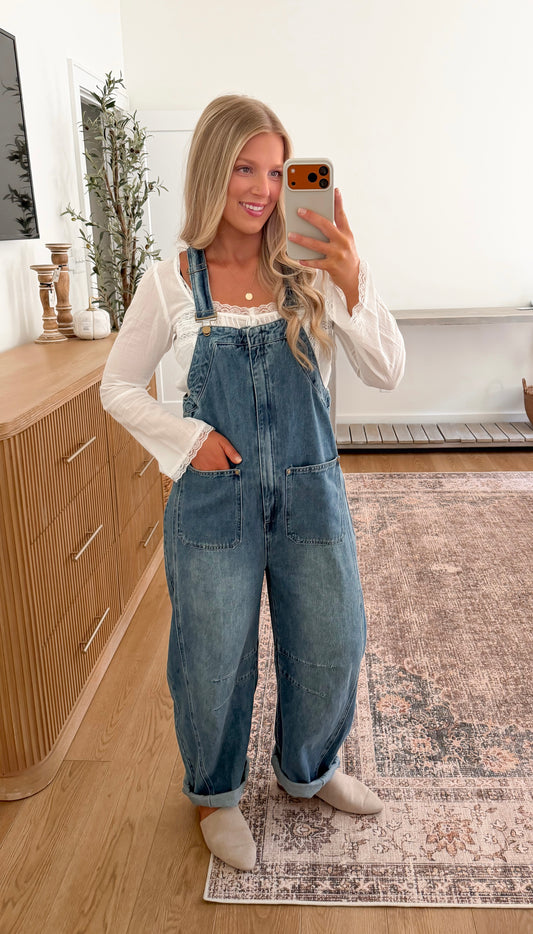 Fallin’ For Denim Overalls