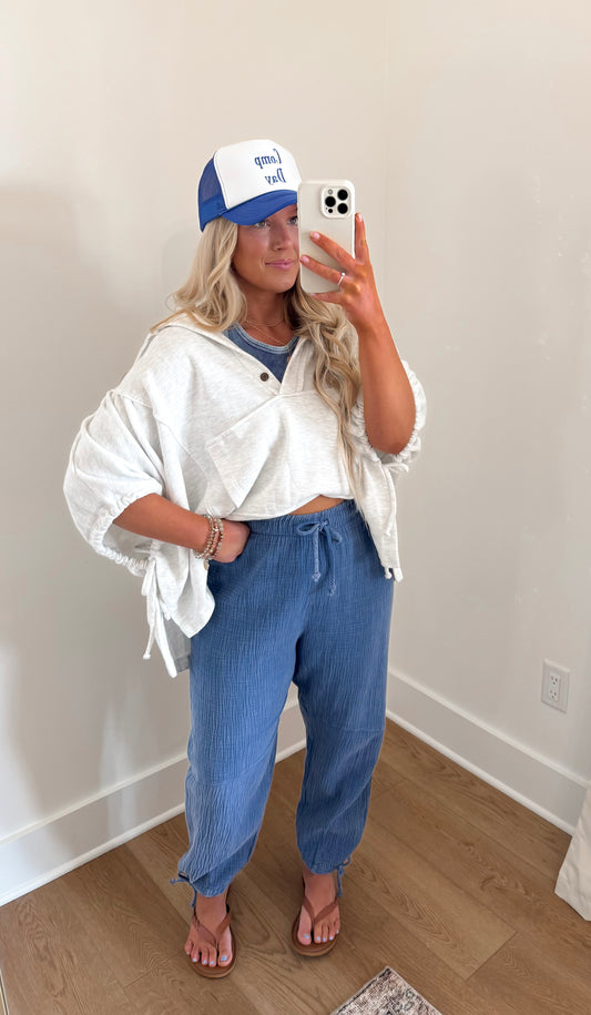 Casual Outings Pullover - Ash Grey