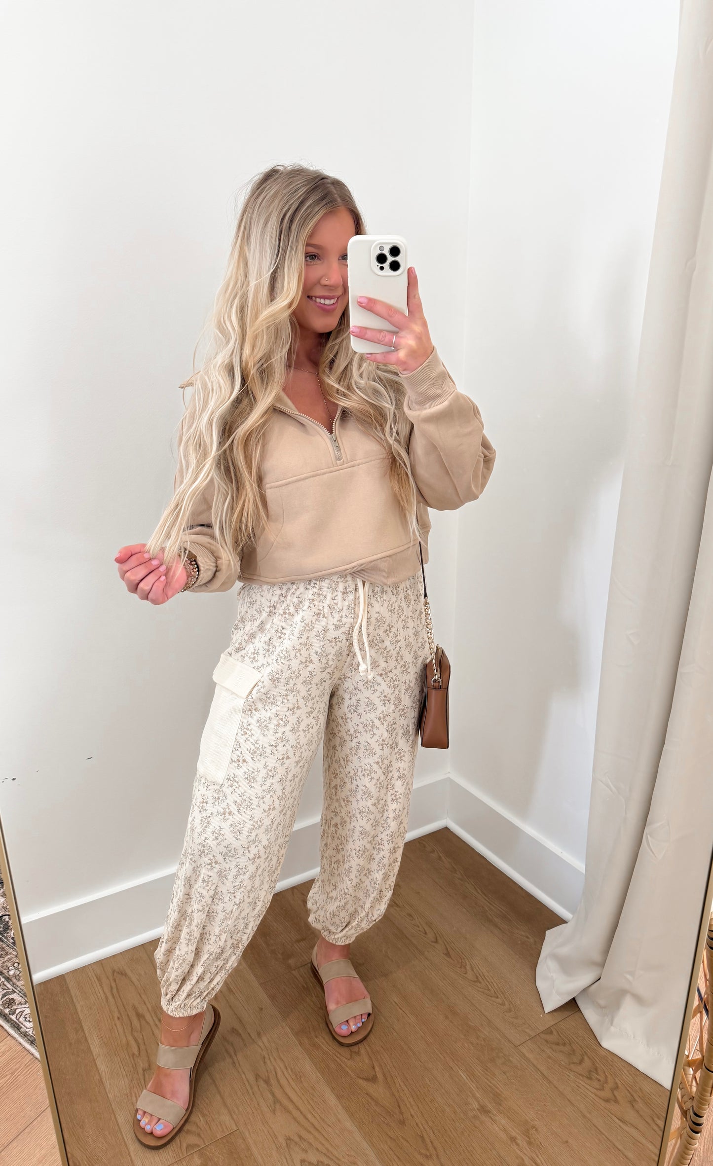 Half Zip Pullover - Oat