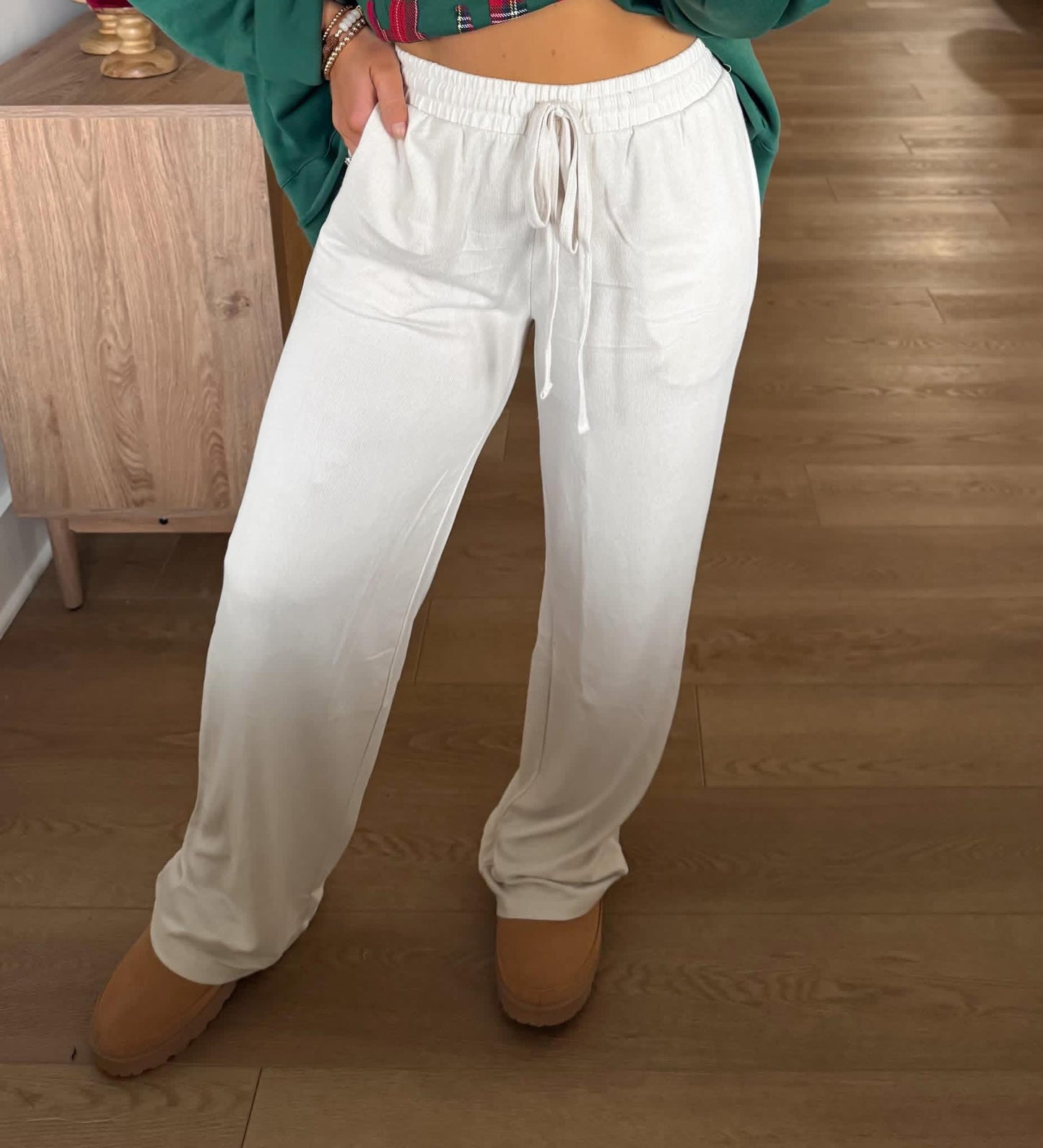 Sand Beige Lounge Pants