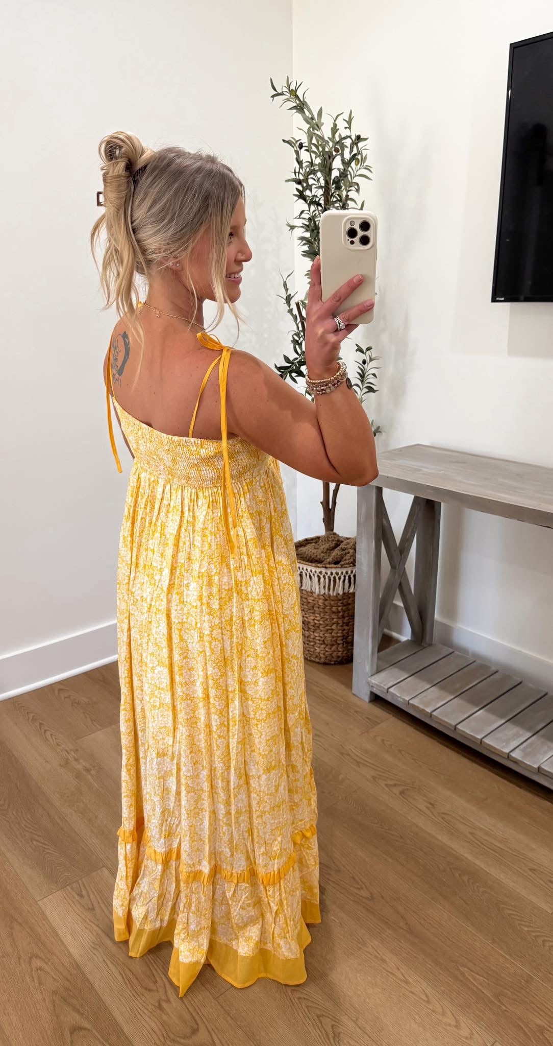 Sunshine + Smiles Dress - Yellow