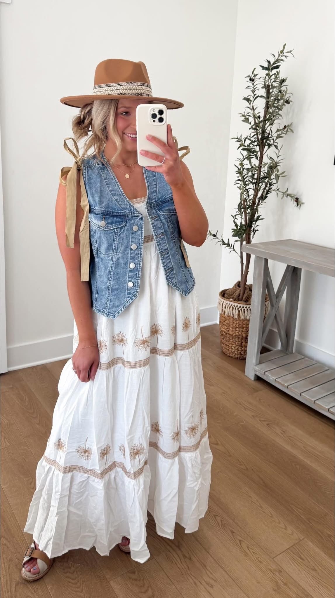Dandelion Embroidered Dress