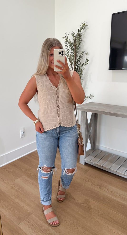 Alice Vest - Oatmeal