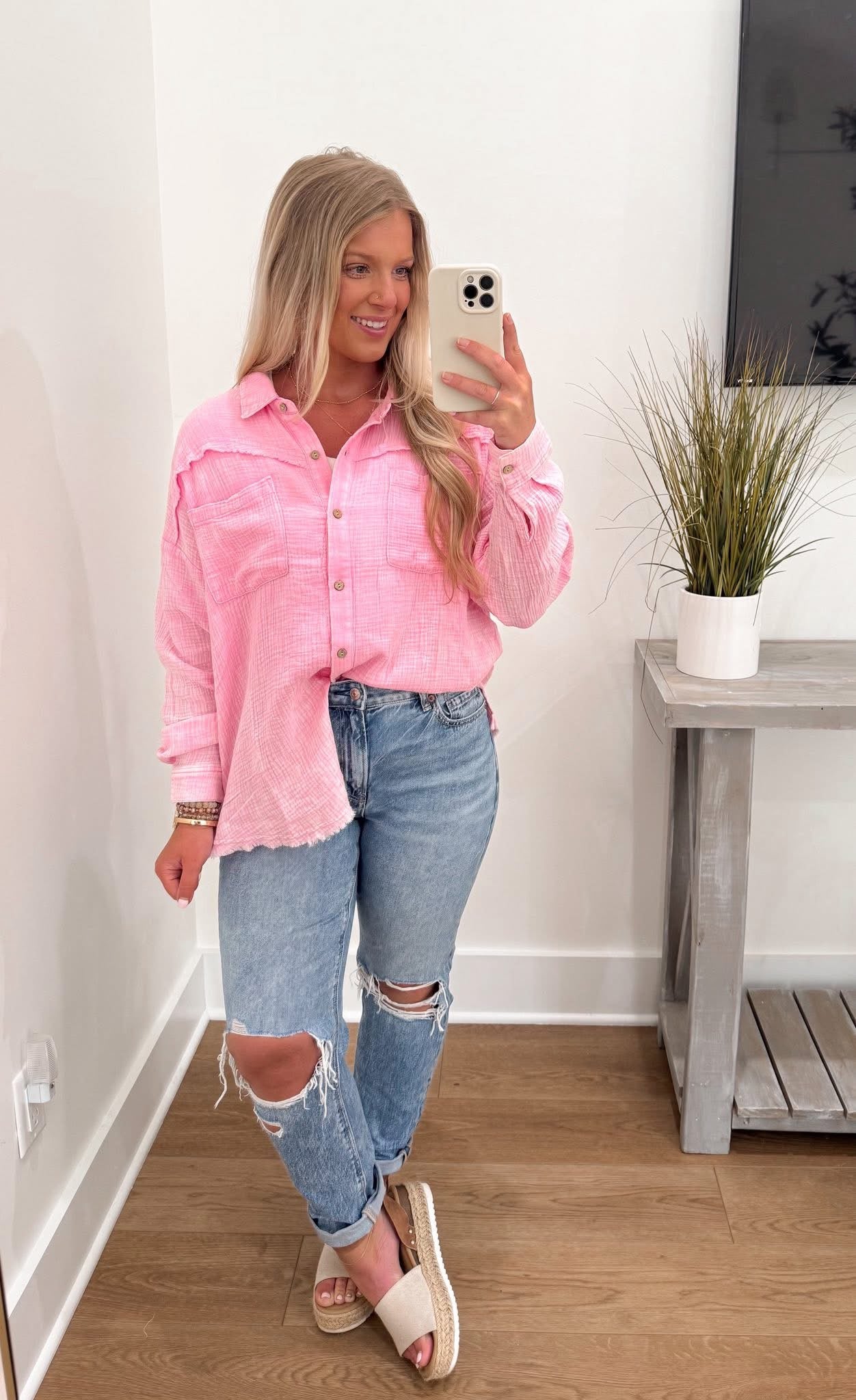 Weekend Whimsy Top - Pink