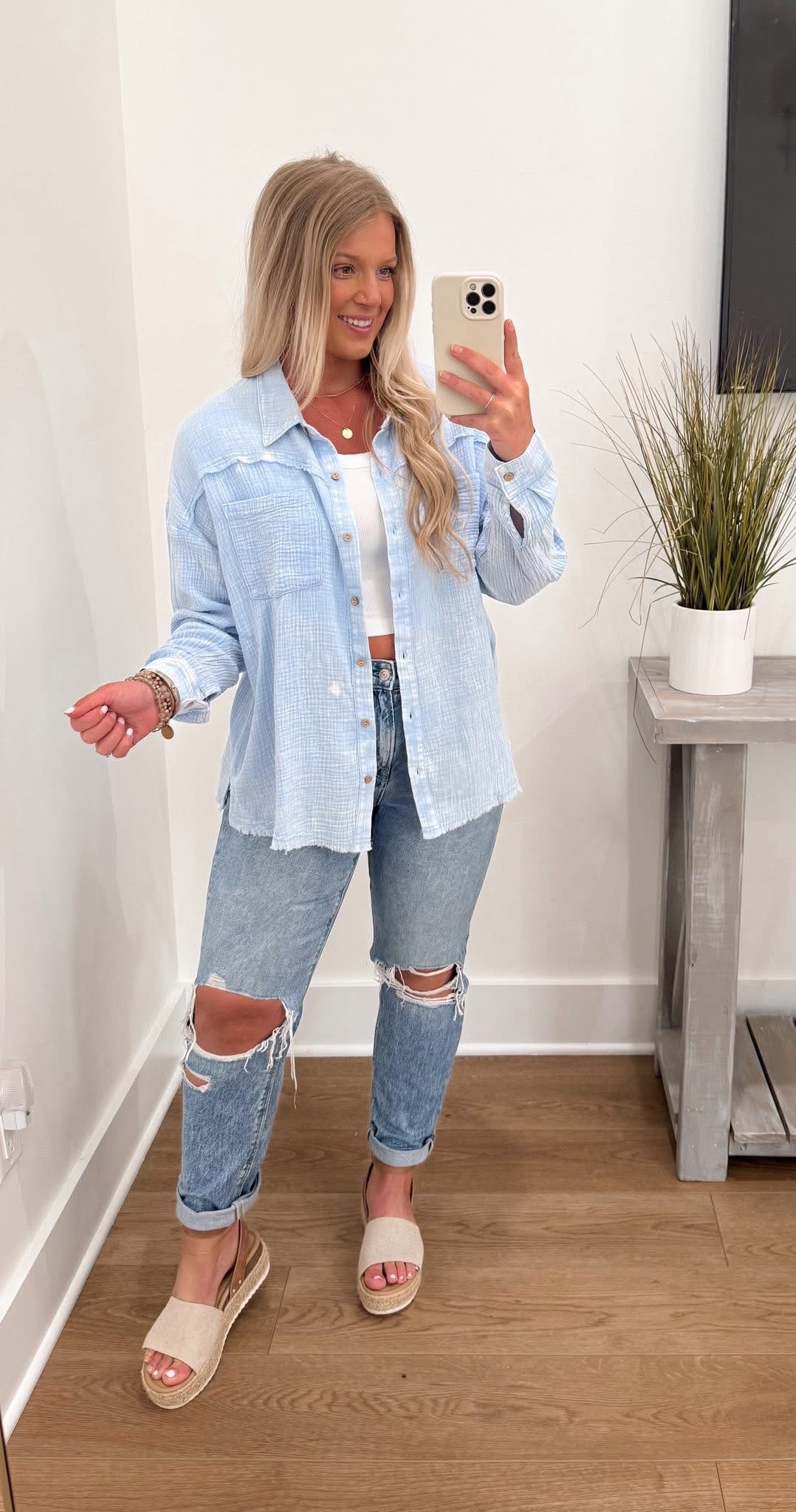 Weekend Whimsy Top - Blue