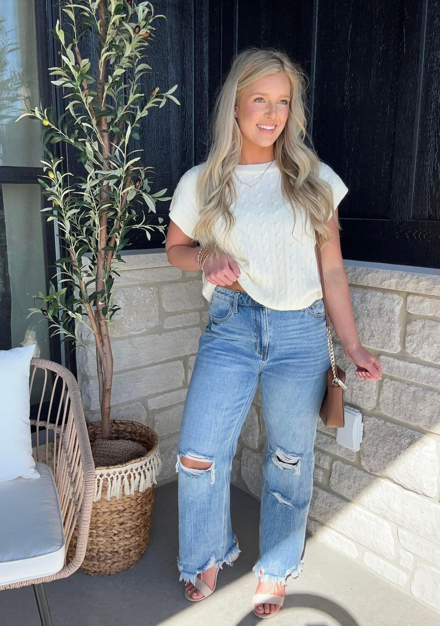 The Weekend Sweater Top