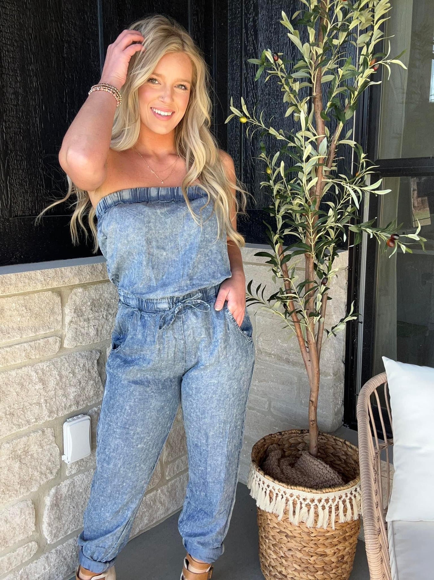 Tencel Jumpsuit - Denim