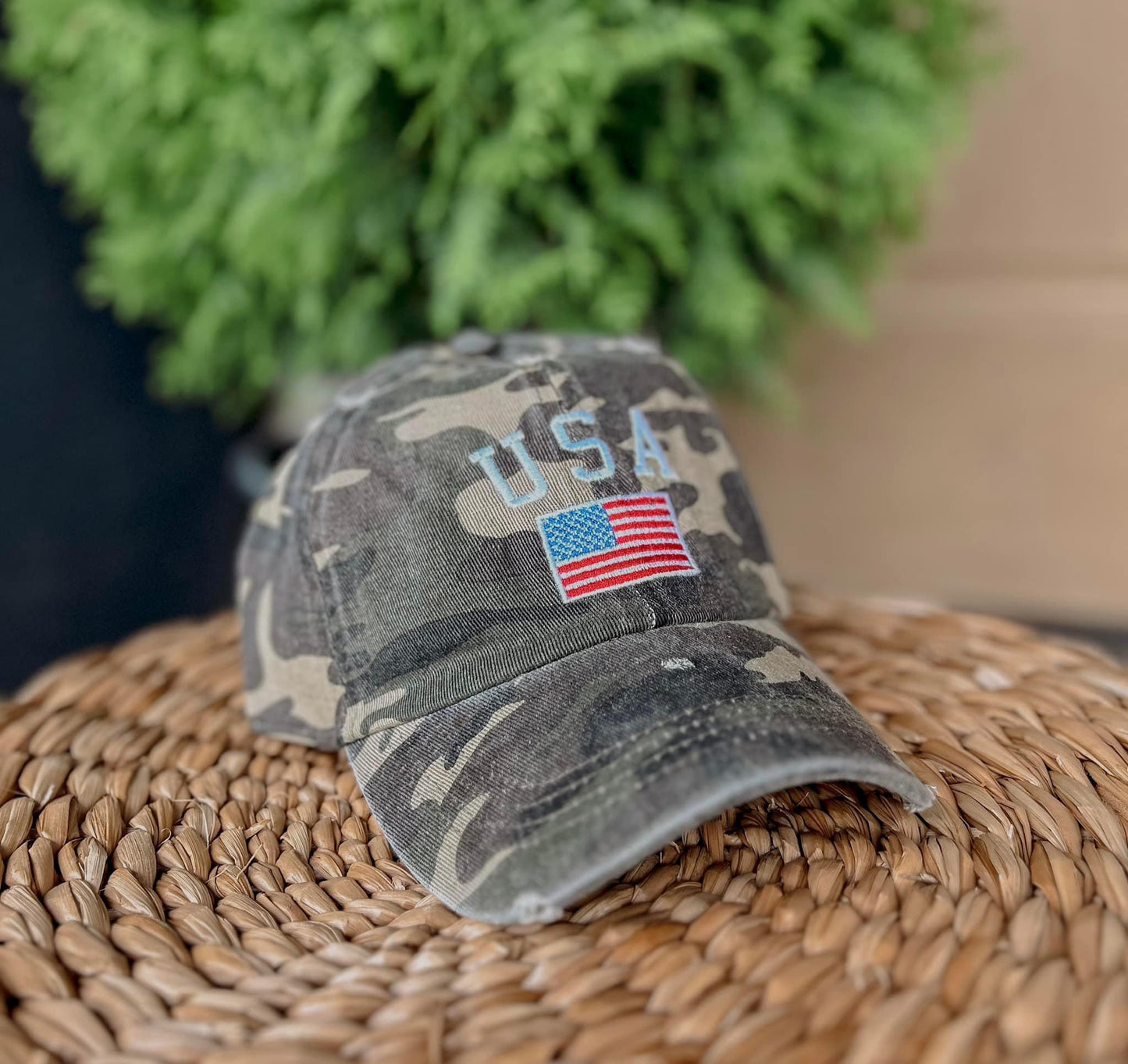 USA Hat - Camo