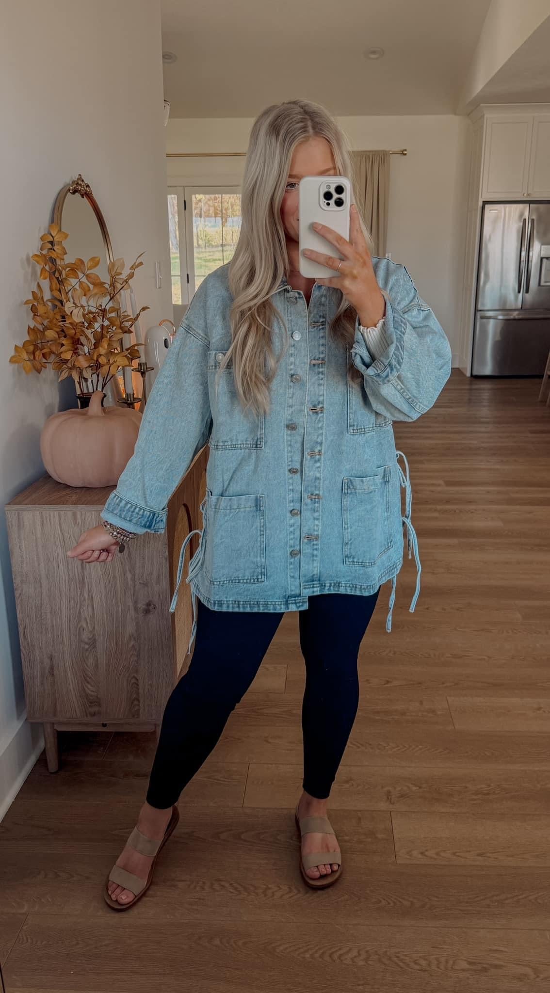 Denim Boho Jacket - Light Denim