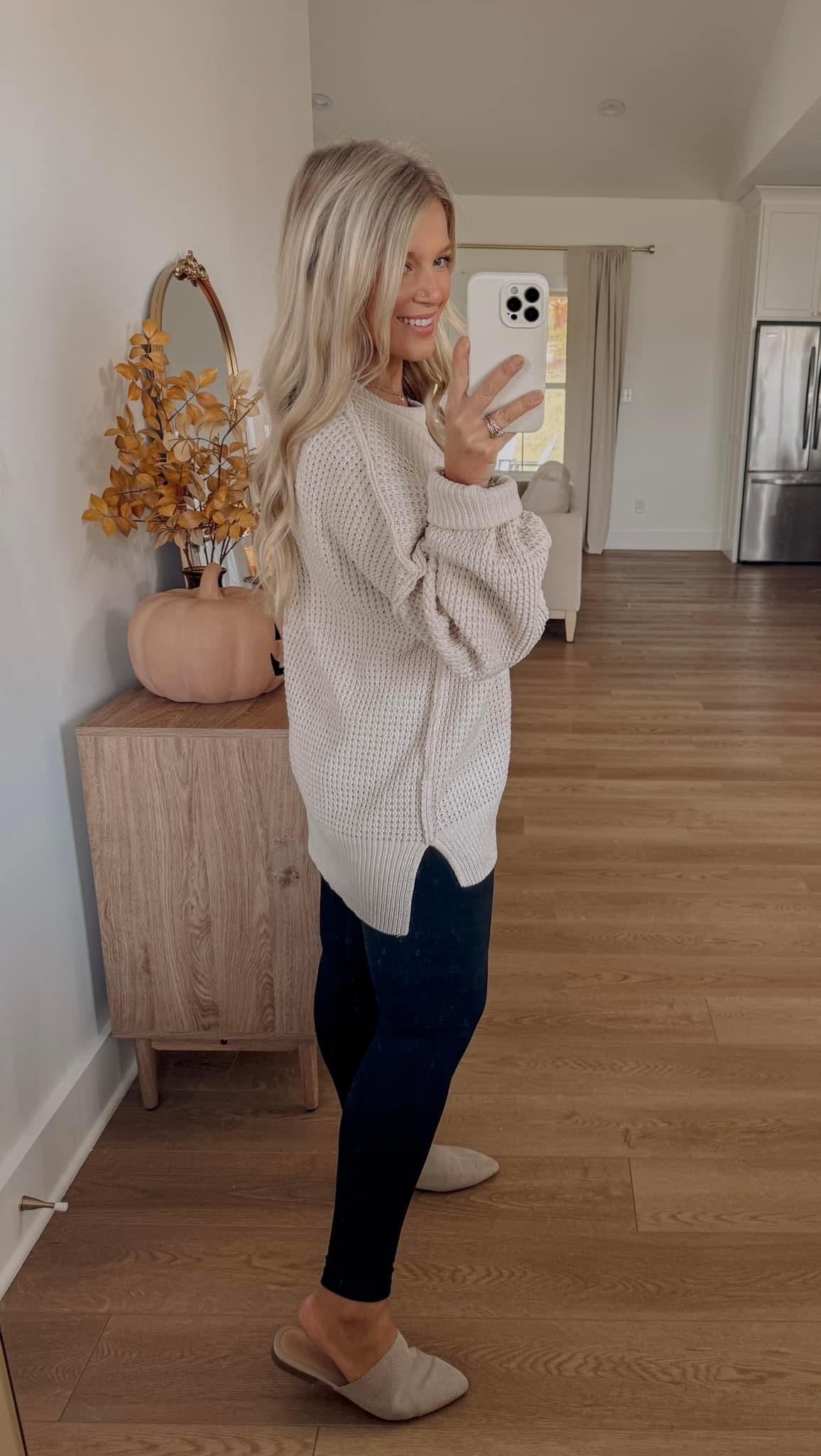 Fall Perfection Sweater - Ecru
