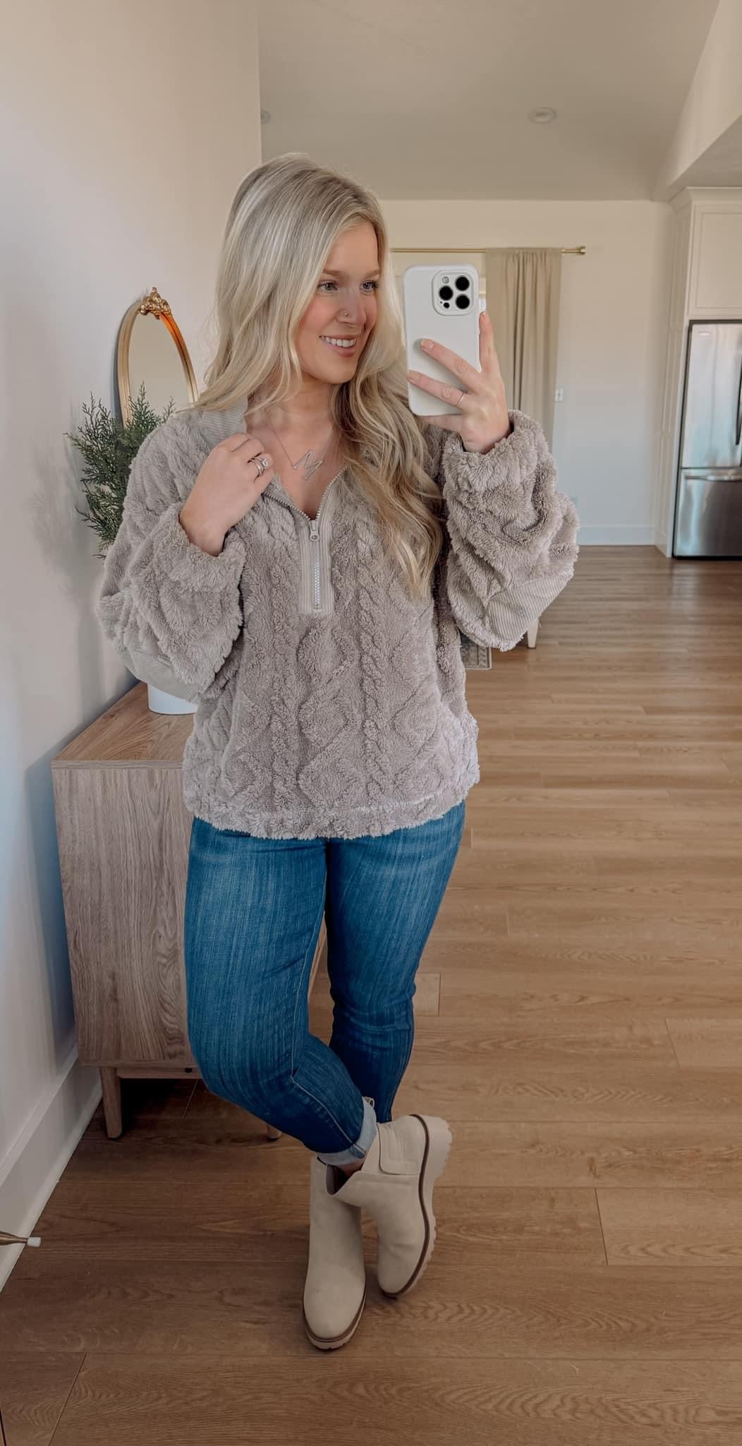 Sherpa Pullover - Charcoal