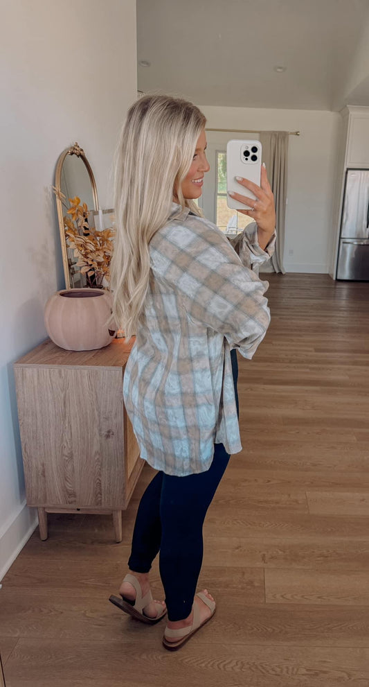 Stone Washed Flannel - Oat