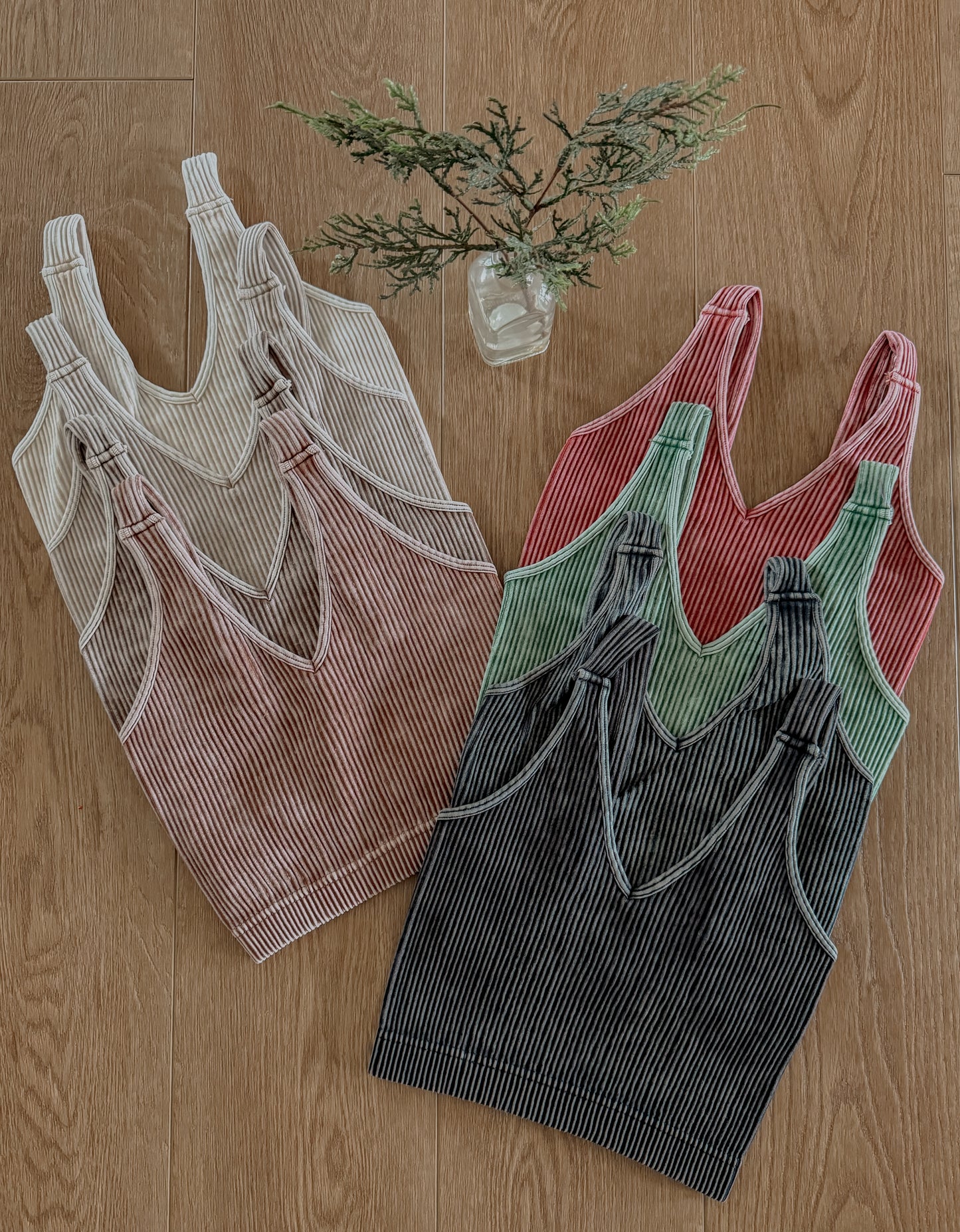 Ribbed Bralette - Multiple Colors