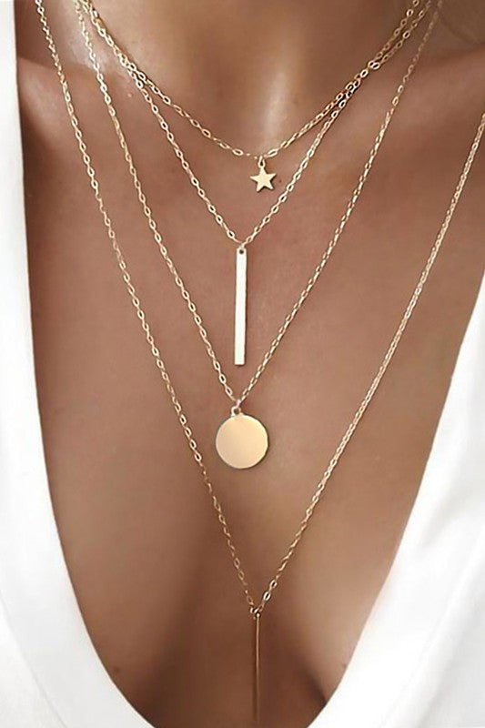 Layered Necklace - Gold