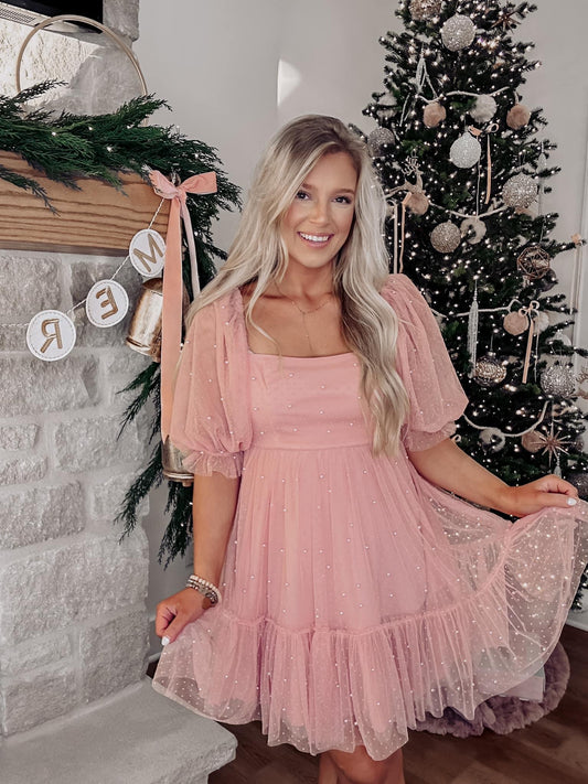 Pearl Studded Dress