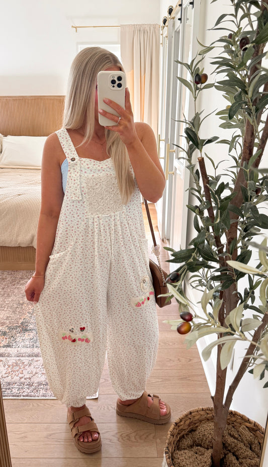 Floral Garden Overalls