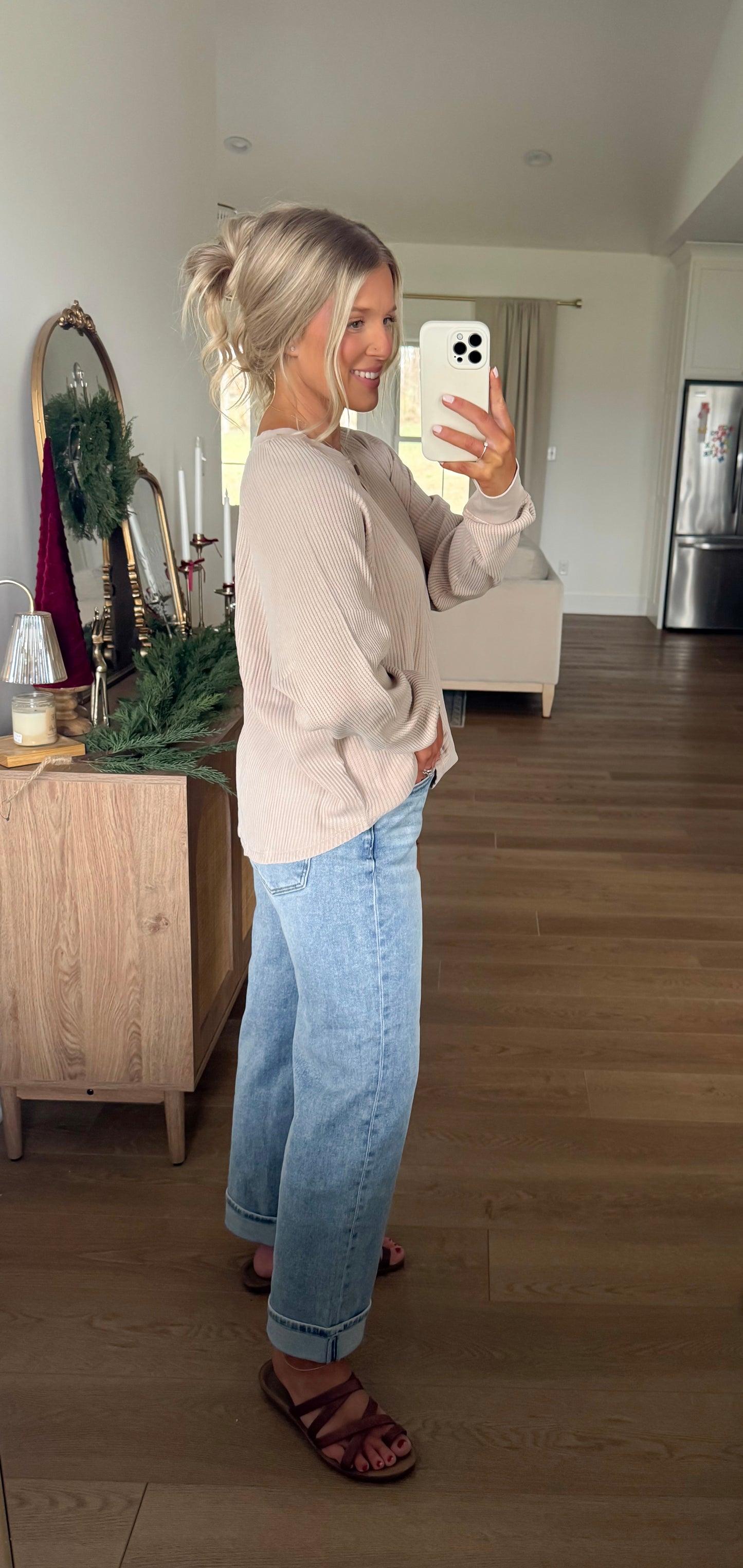 The Everyday Henley - Dark Taupe