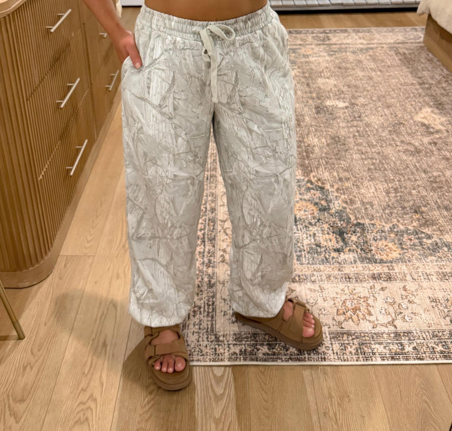 Gray Camo Joggers