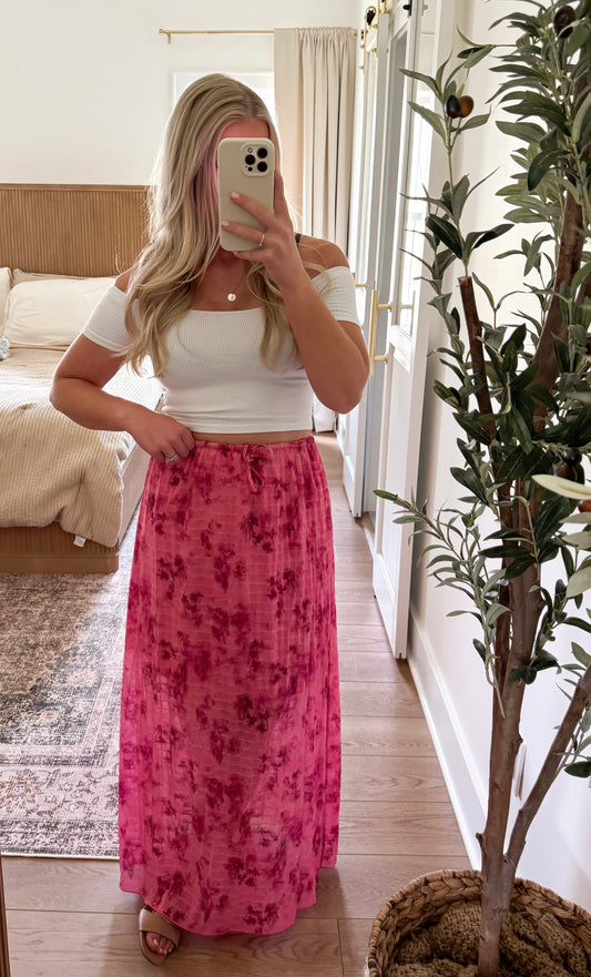 Subtle Sweetness Floral Skirt