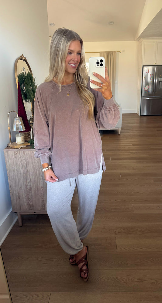 Tatum Long Sleeve - Chestnut