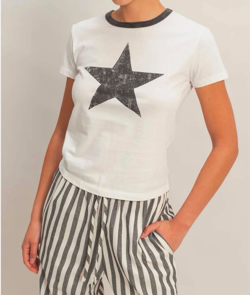 Star Graphic Baby Tee