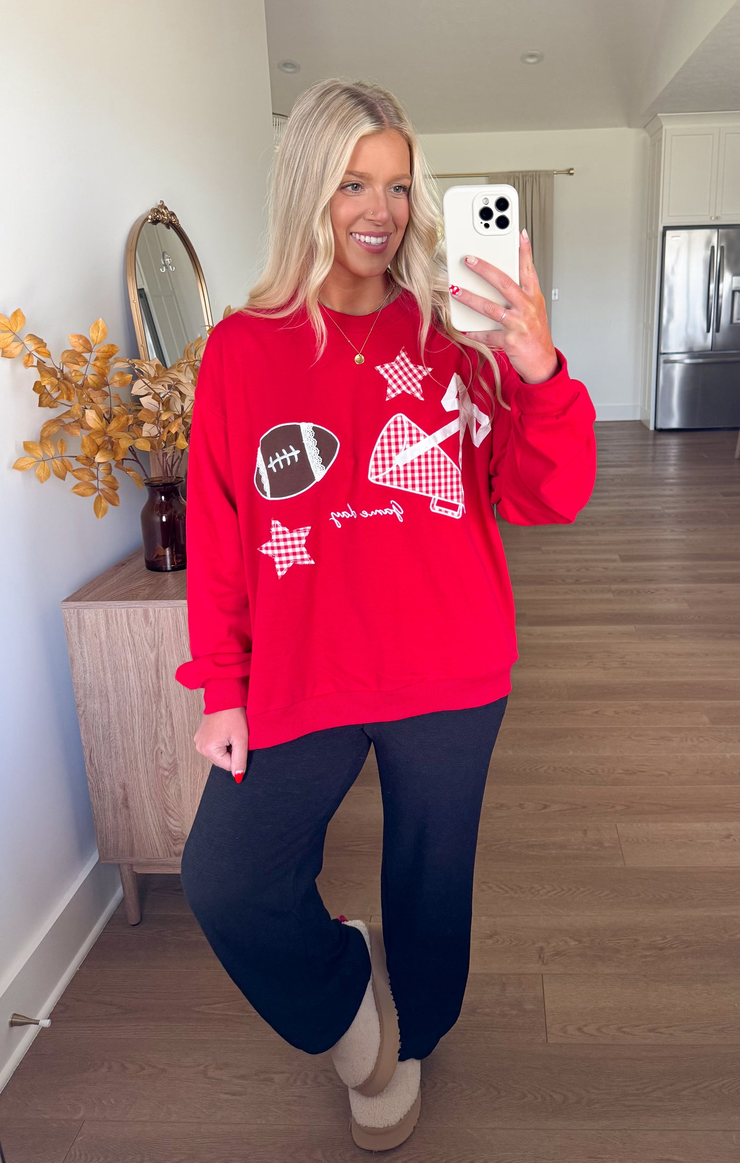 Game Day Pullover - Red