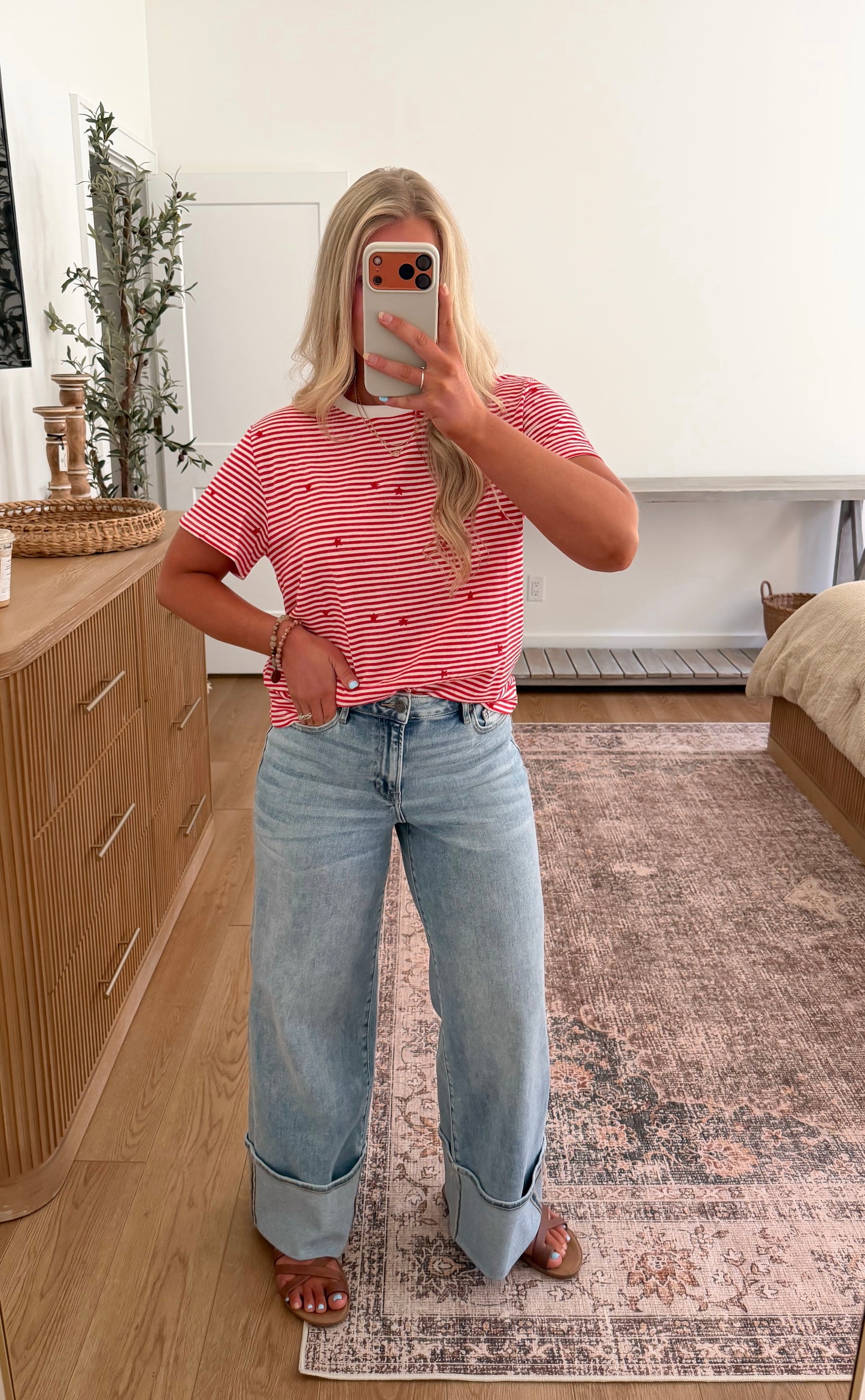 Stars and Stripes Top - Red