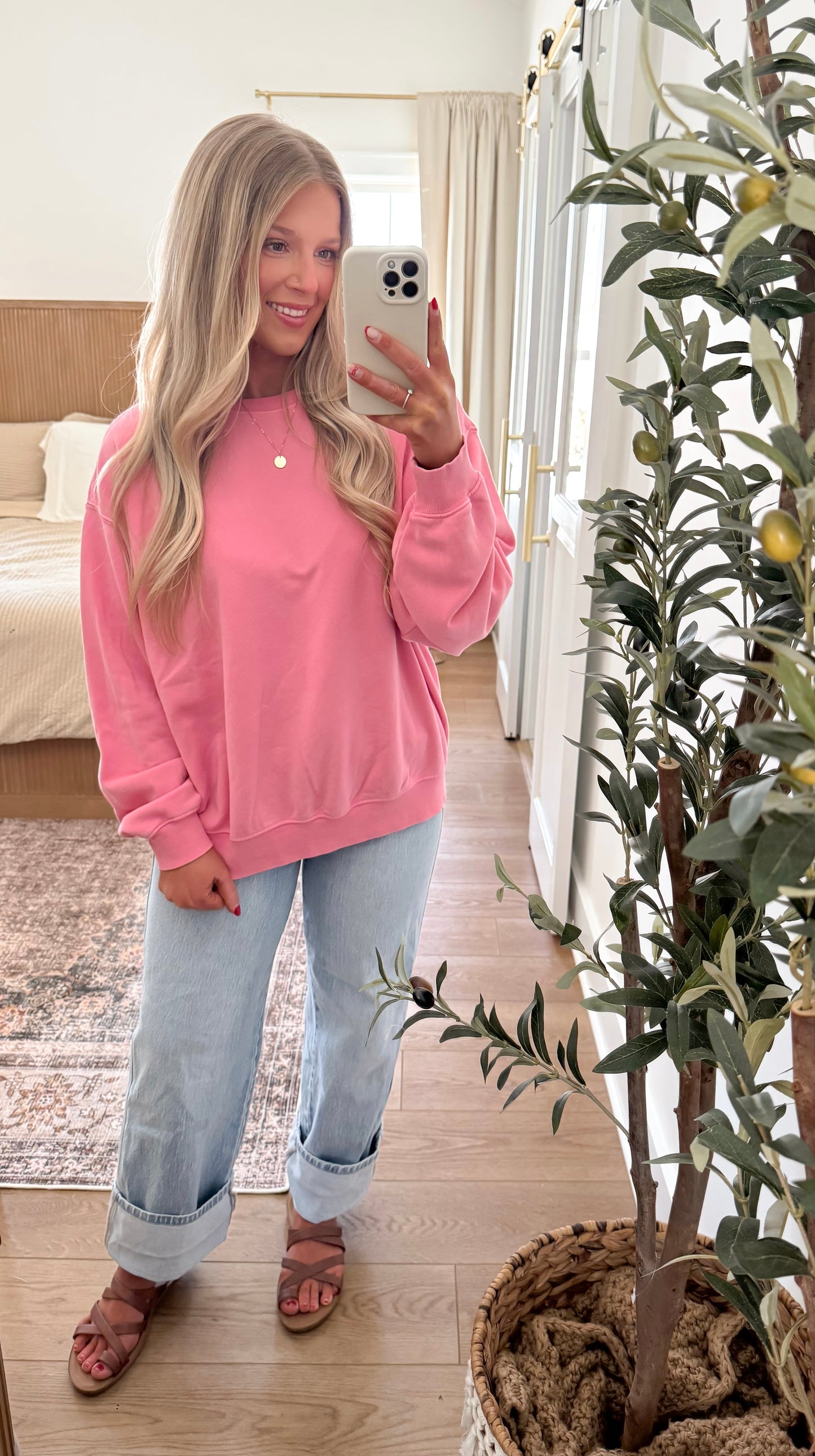 Everyday Crewneck - Pink