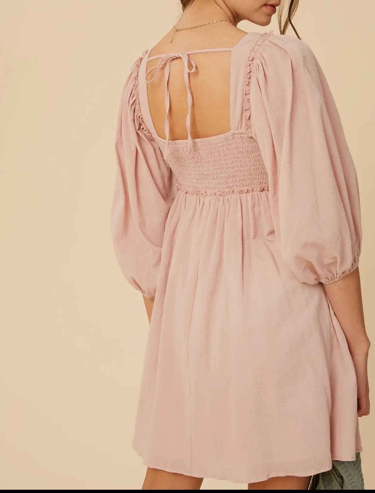 Annamarie Dress - Blush