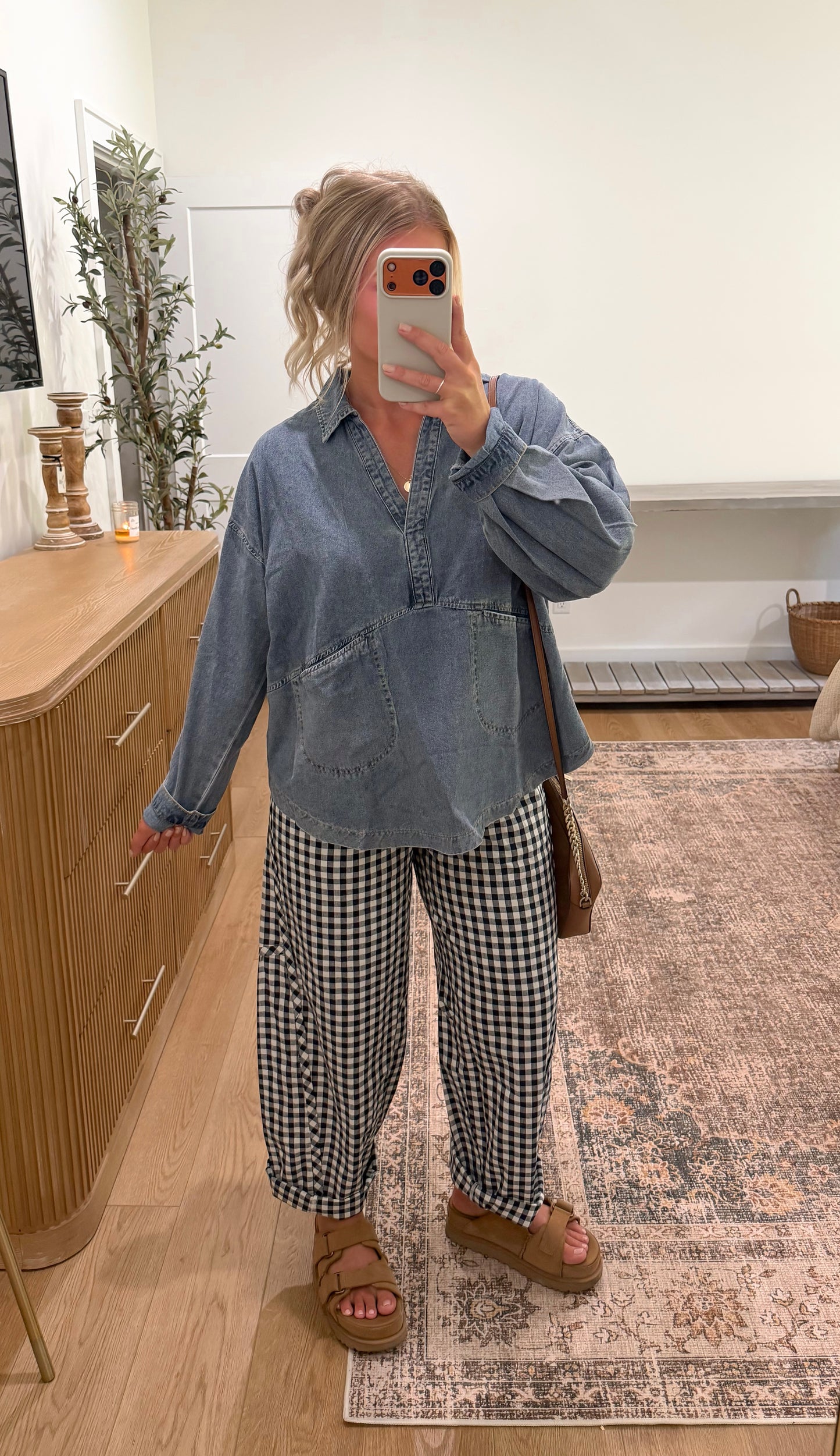 Easy Living Denim Top