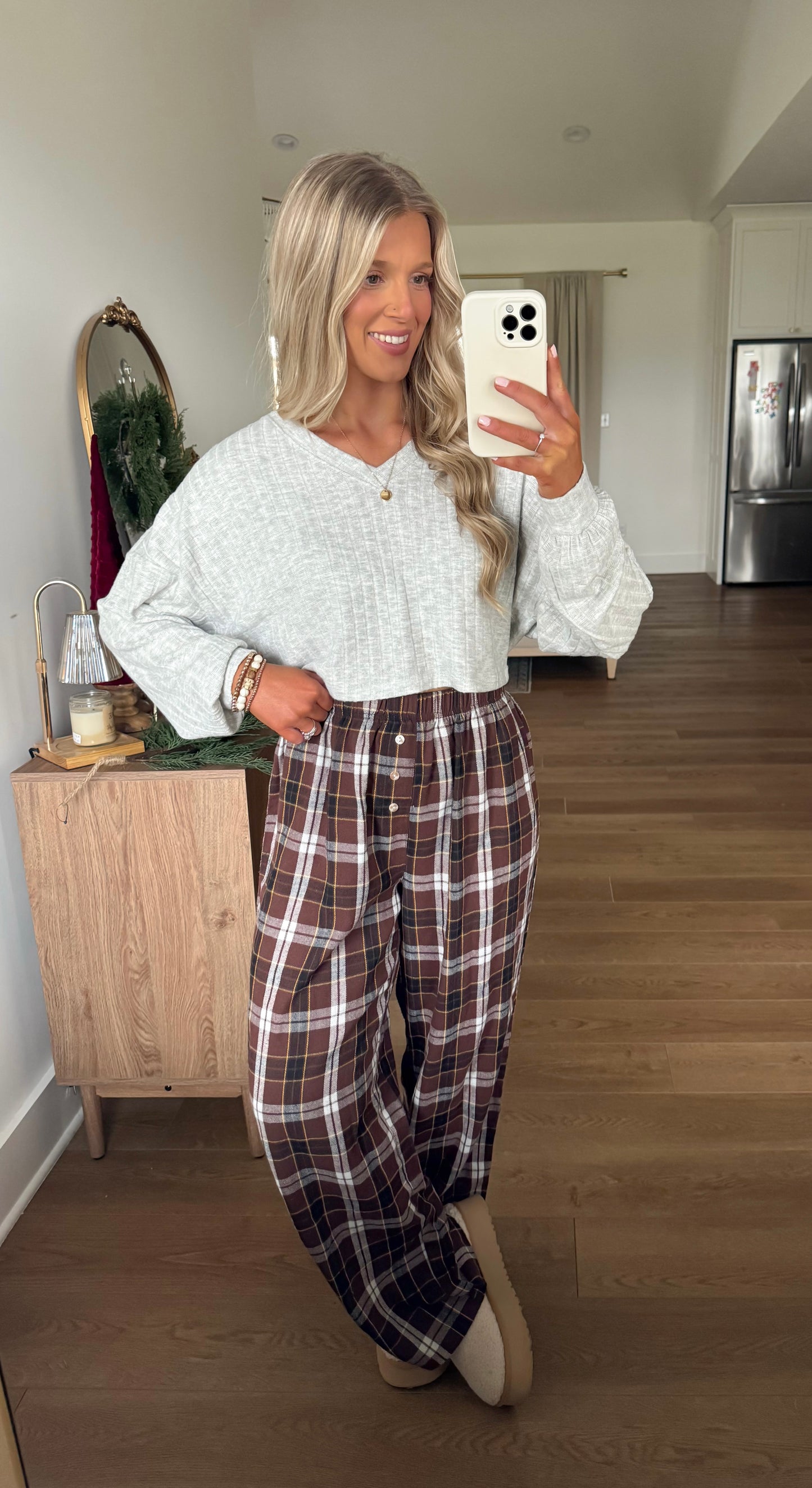 Quiet Mornings Crop Sweater - Heather Grey