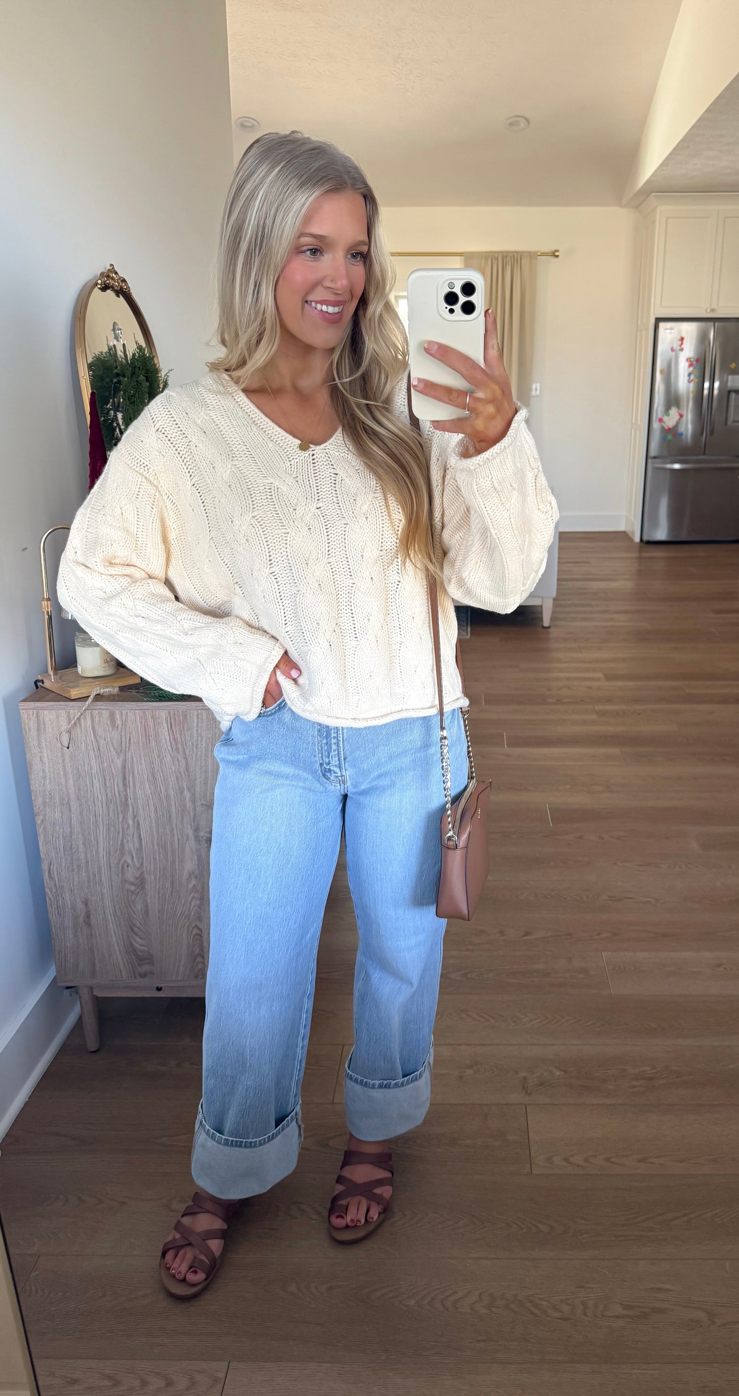 Warm Wishes Sweater - Cream