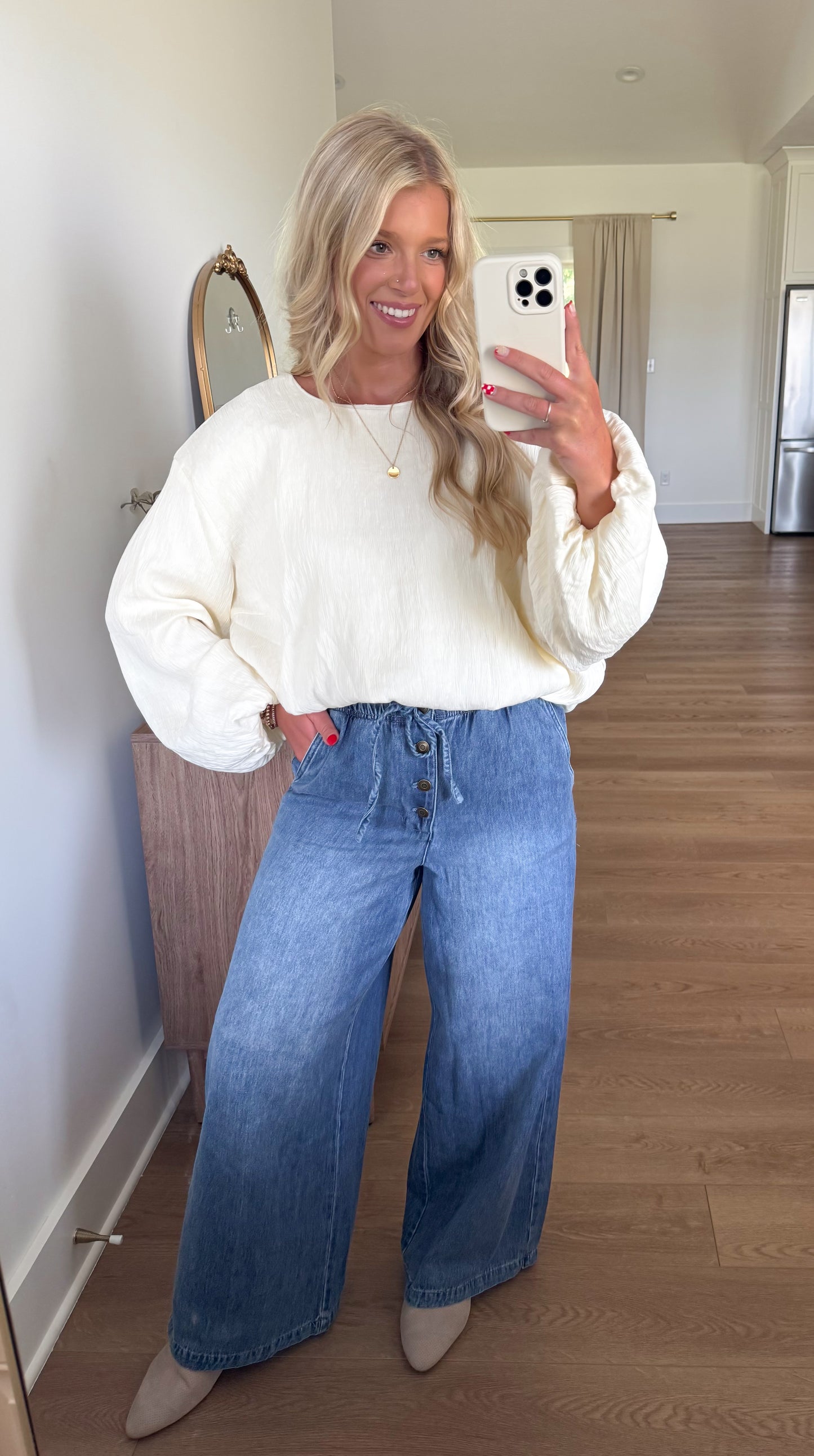 City Chic Blouse - Ivory