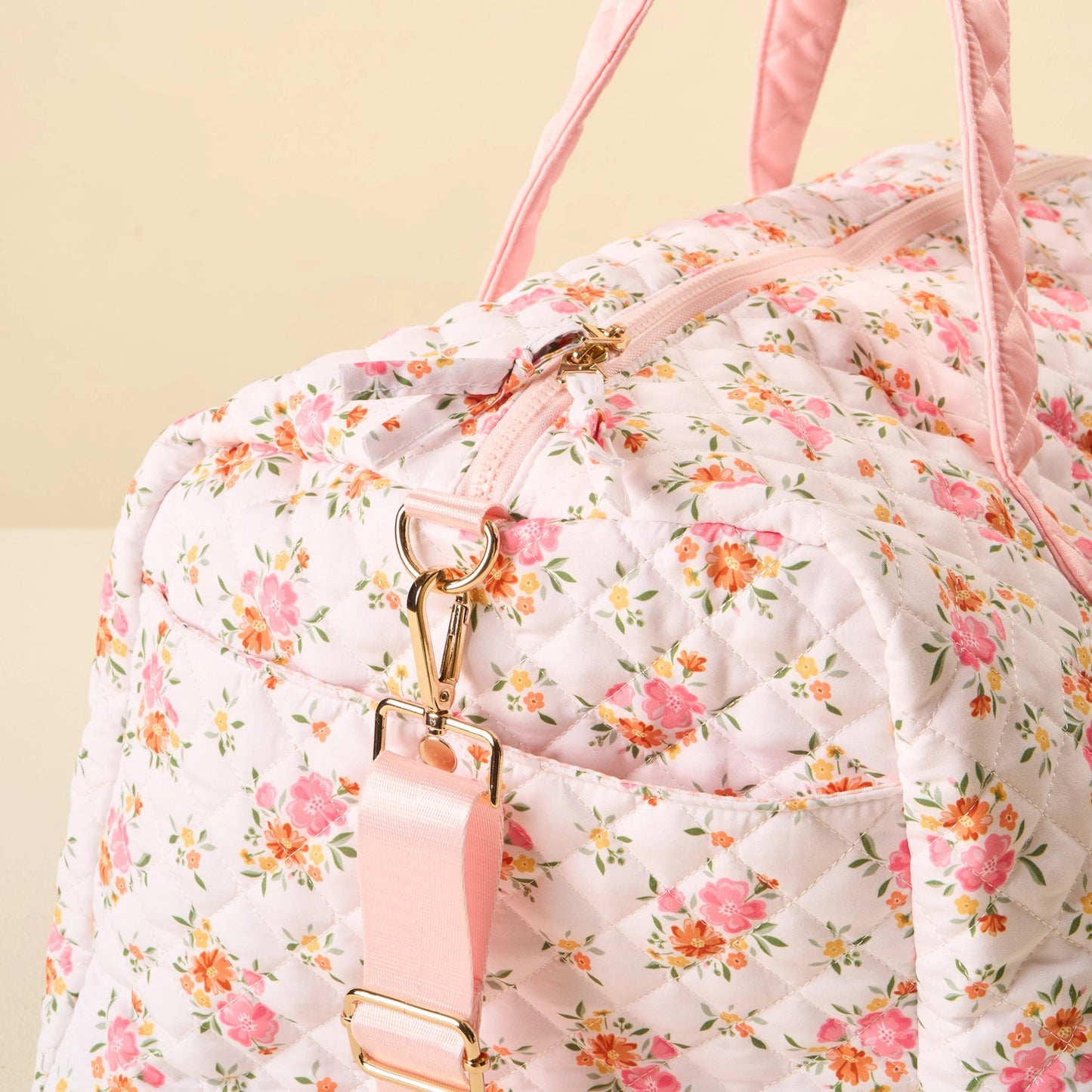Quilted Weekender Bag - Daydream Cream