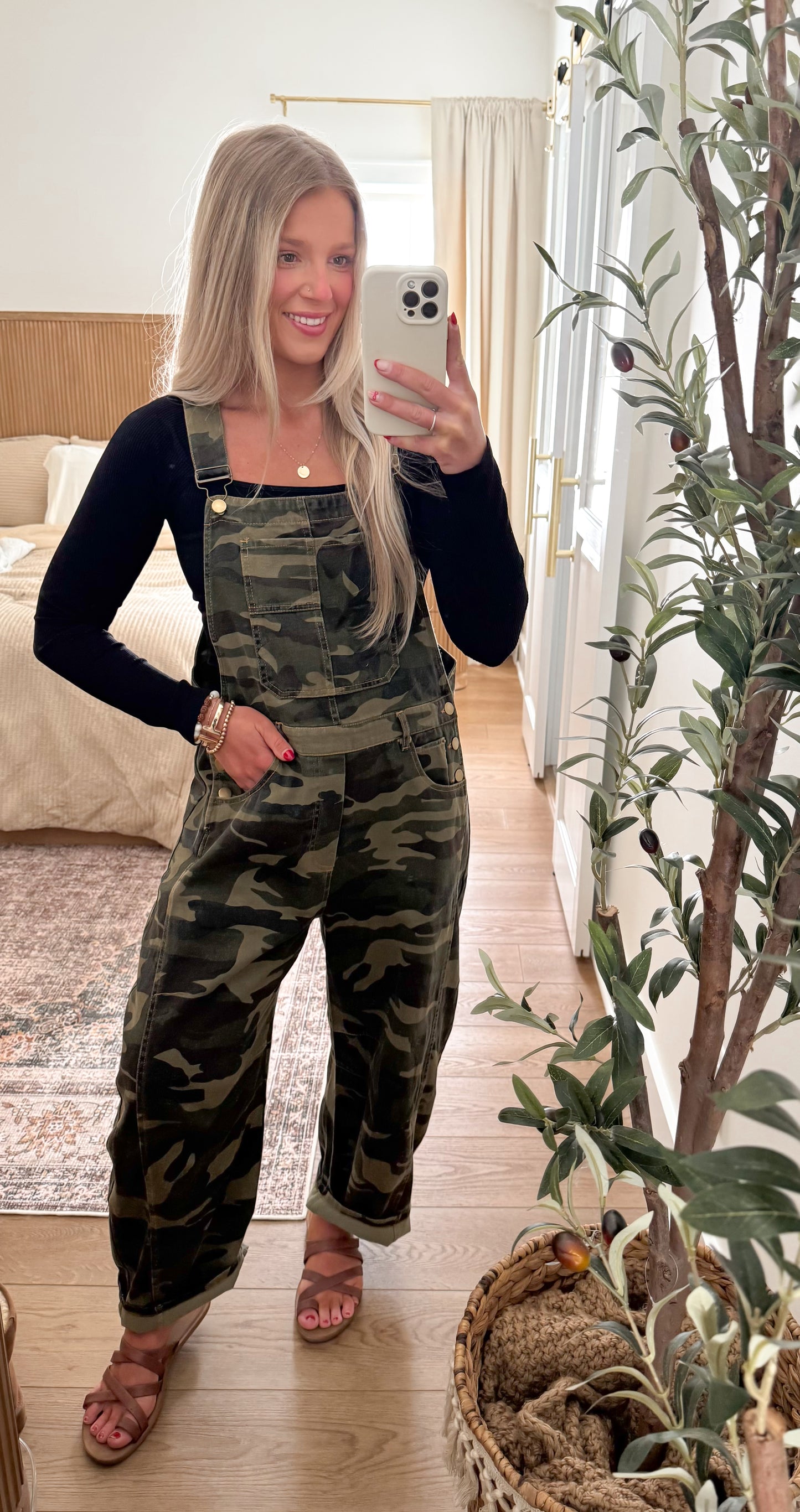 Into The Woods Camo Denim Jumpsuit