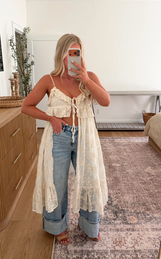 Whispering Lace Cover Up
