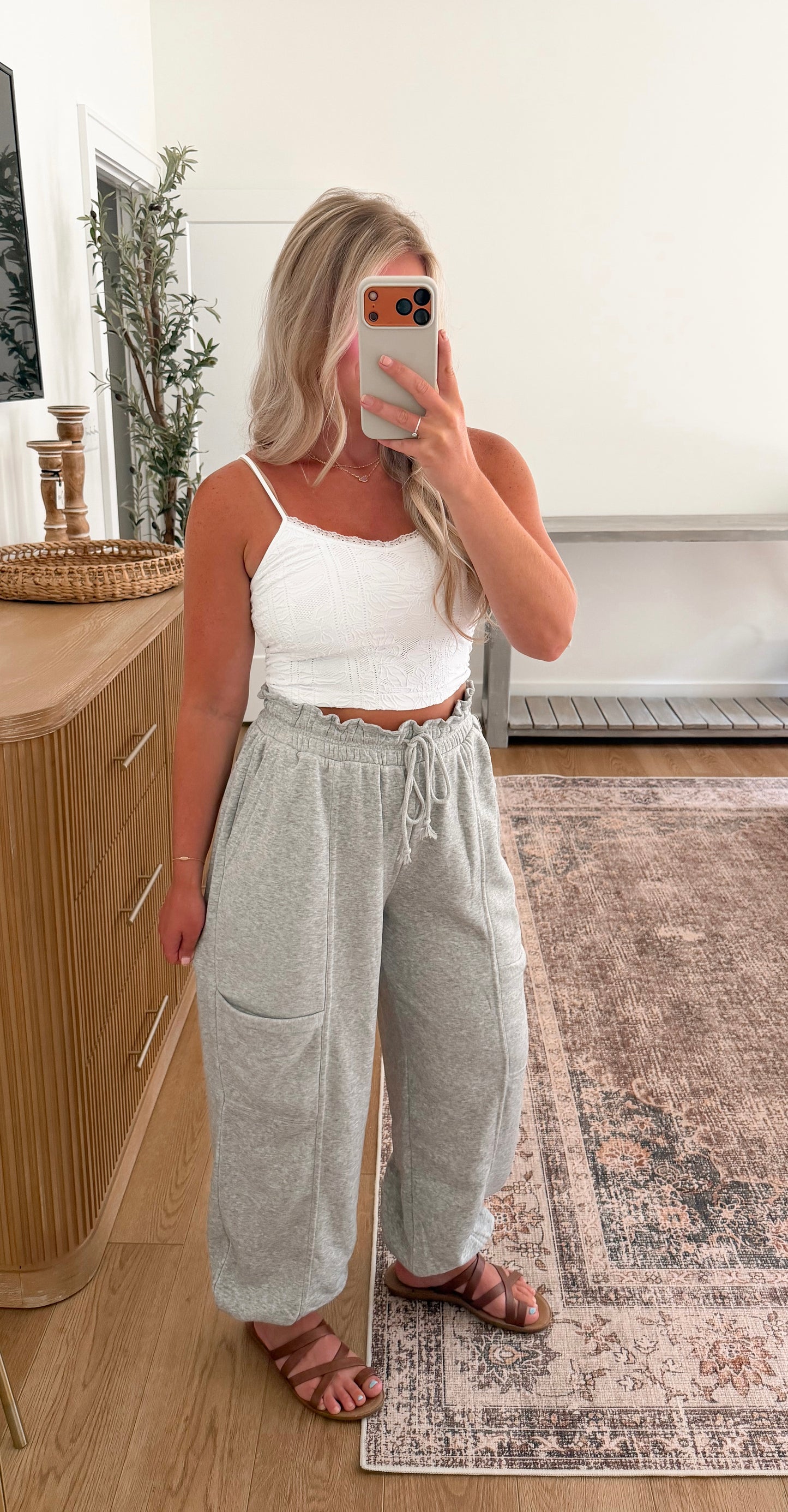 Luxe Lounge Cargo Joggers - Grey