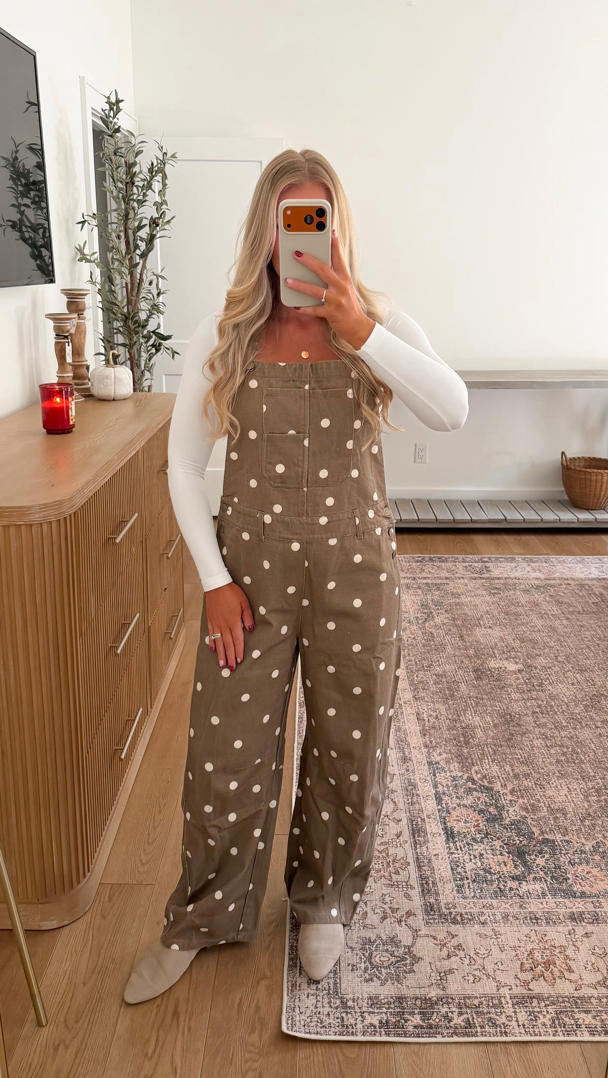 Polka Dot Overalls