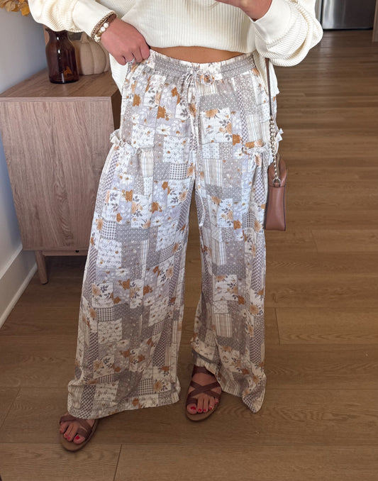Boho Patchwork Pants